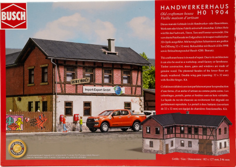 Busch 1904 (1:87) – Bausatz, Handwerkerhaus 