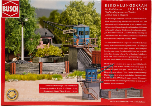 Busch 1970 (1:87) – Bausatz, Bekohlungskran 