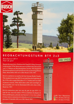 Busch 1933 (1:87) – Bausatz, Beobachtungsturm BT9 2x2 