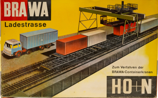 Brawa 1170 (H0/N) – Ladestraße zum verfahren der Brawa Containerkranen 