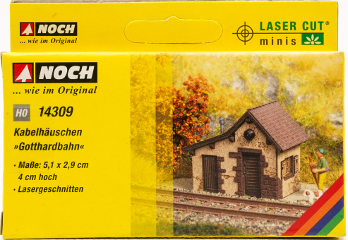Noch 14309 (1:87) – Kabelhäuschen Gotthardbahn 
