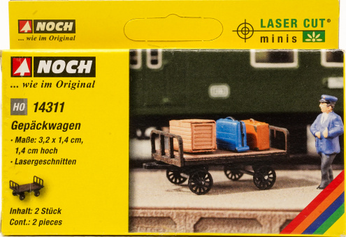 Noch 14311 (1:87) – 2 Gepäckwagen 