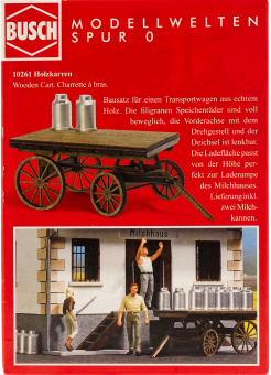 Busch 10261 (Spur 0) – Holzkarren 