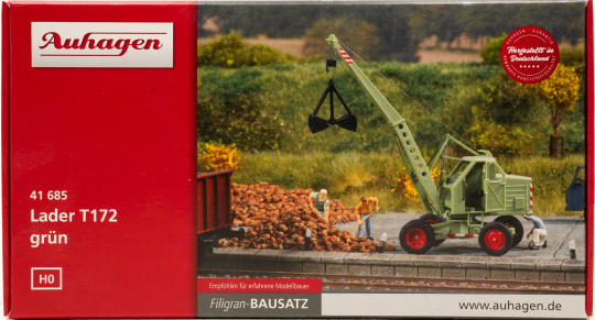 Auhagen 71685 (1:87) – Bausatz, Lader T175, grün 