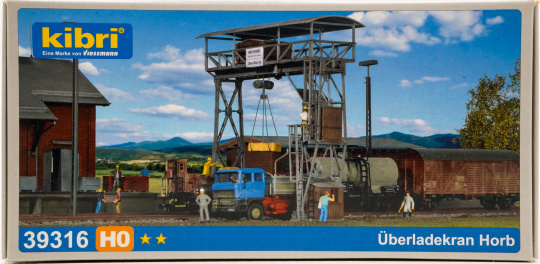 Kibri 39316 (1:87) – Bausatz, Überladekran Horb 