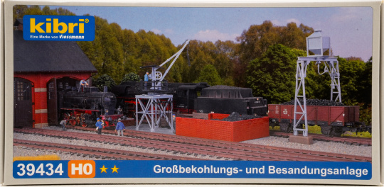 Kibri 39434 (1:87) – Bausatz, Großbekohlungs- und Besandungsanlage 