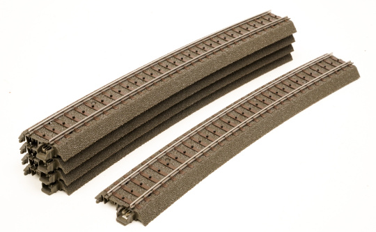 Märklin 24912 – 5 x gebogenes C-Gleis, R = 1114,6 mm, 12,1 Grad 