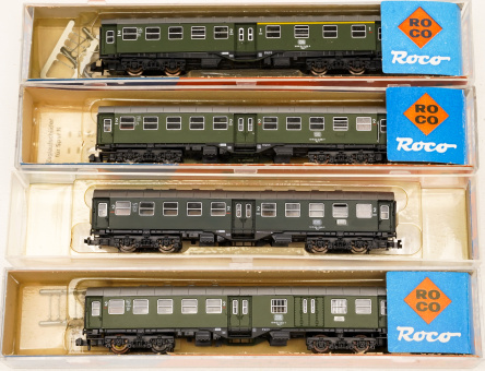 Roco 24211 (N) – 4-teiliges Mitteleinstiegswagen-Set der DB 