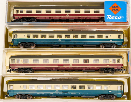 Roco 24243 (N) – 4-teiliges Schnellzugwagen-Set der DB 