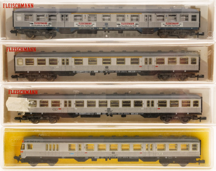 Fleischmann 8120 (N) – 4-teiliges Silberling-Wagen-Set der DB 