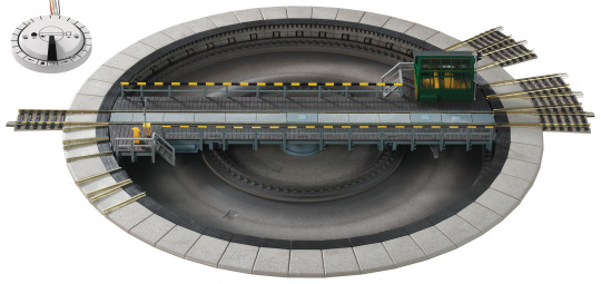 Fleischmann 6152 – Modell-Drehscheibe mit elektrischem Antrieb 