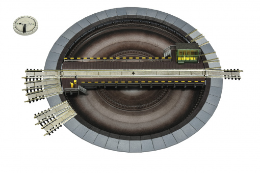 Fleischmann 665201 (AC) – Modell-Drehscheibe mit elektrischem Antrieb 