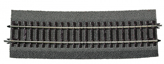 Roco 42530 – 6x Gebogenes Gleis R20, 5° mit Bettung 