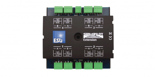 ESU 51801 – SwitchPilot Extension, 4 x Relaisausgang, Erweiterung für SwitchPilot Familie 