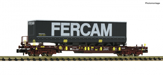 Fleischmann 825060 (N) – Taschenwagen Sdgmns 33 der Ahaus-Alstätter Eisenbahn AG 