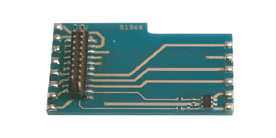 ESU 51968 – 21MTC-Adapterplatine 2, 6090x Bauform, mit AUX3 und AUX4 