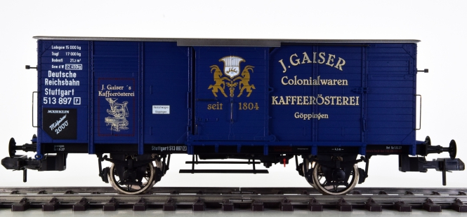 Märklin 58955 (Spur 1) - Gedeckter Güterwagen J. Gaiser der DRG, Museumswagen 2000 
